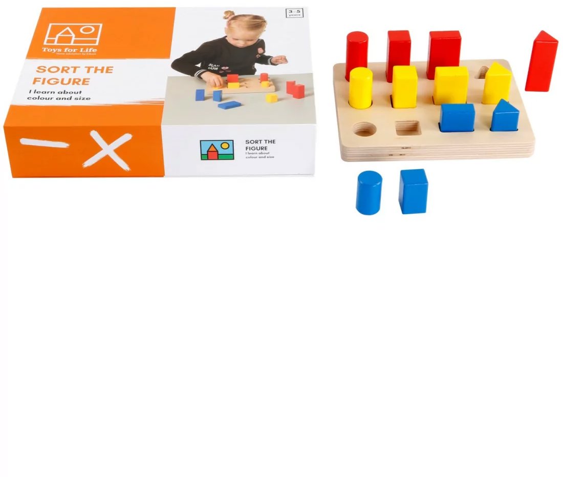 Toys for life Třídění tvarů a velikostí