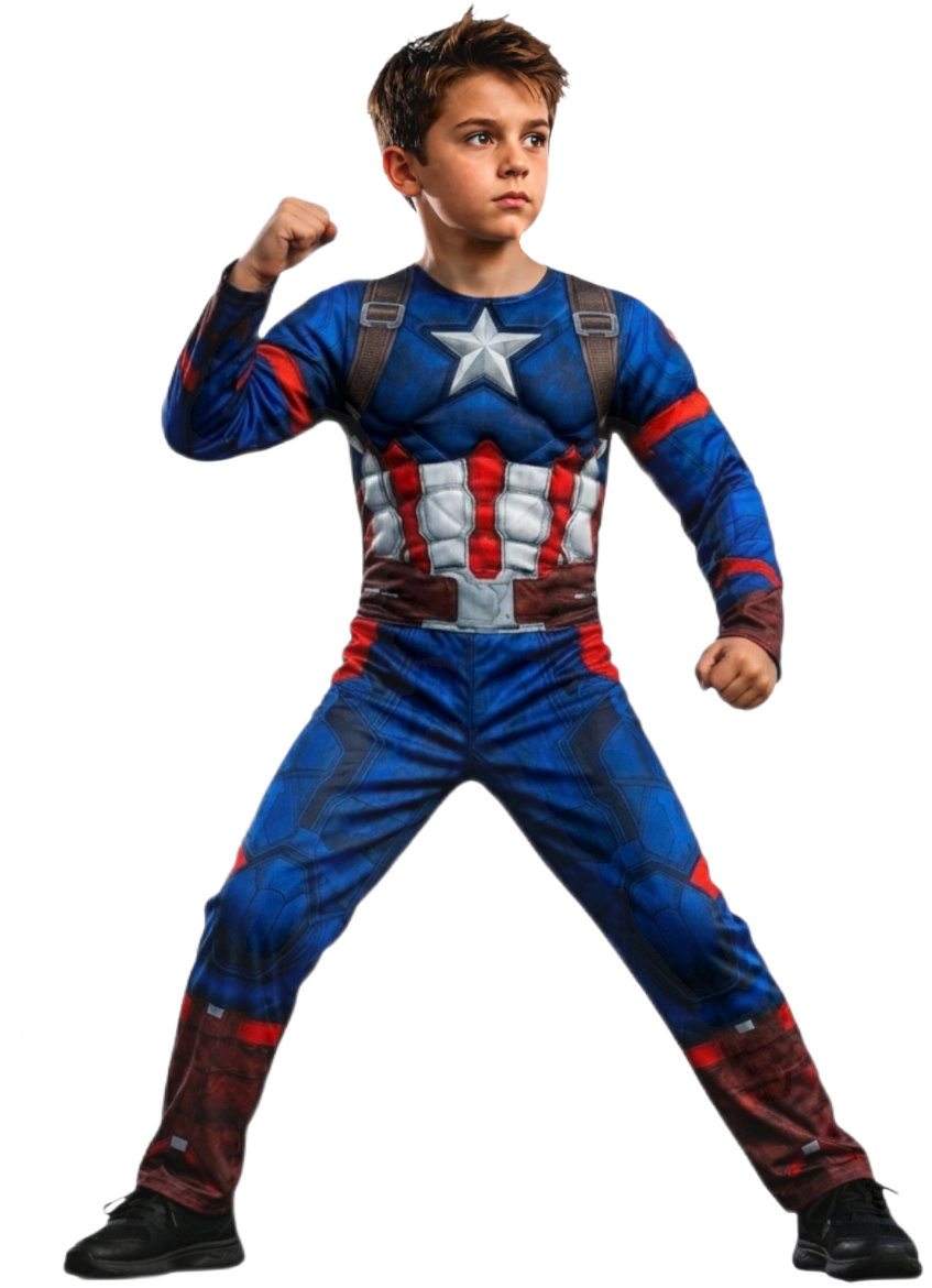 Toybit Dětský kostým Svalnatý Kapitán Amerika 104-110 S