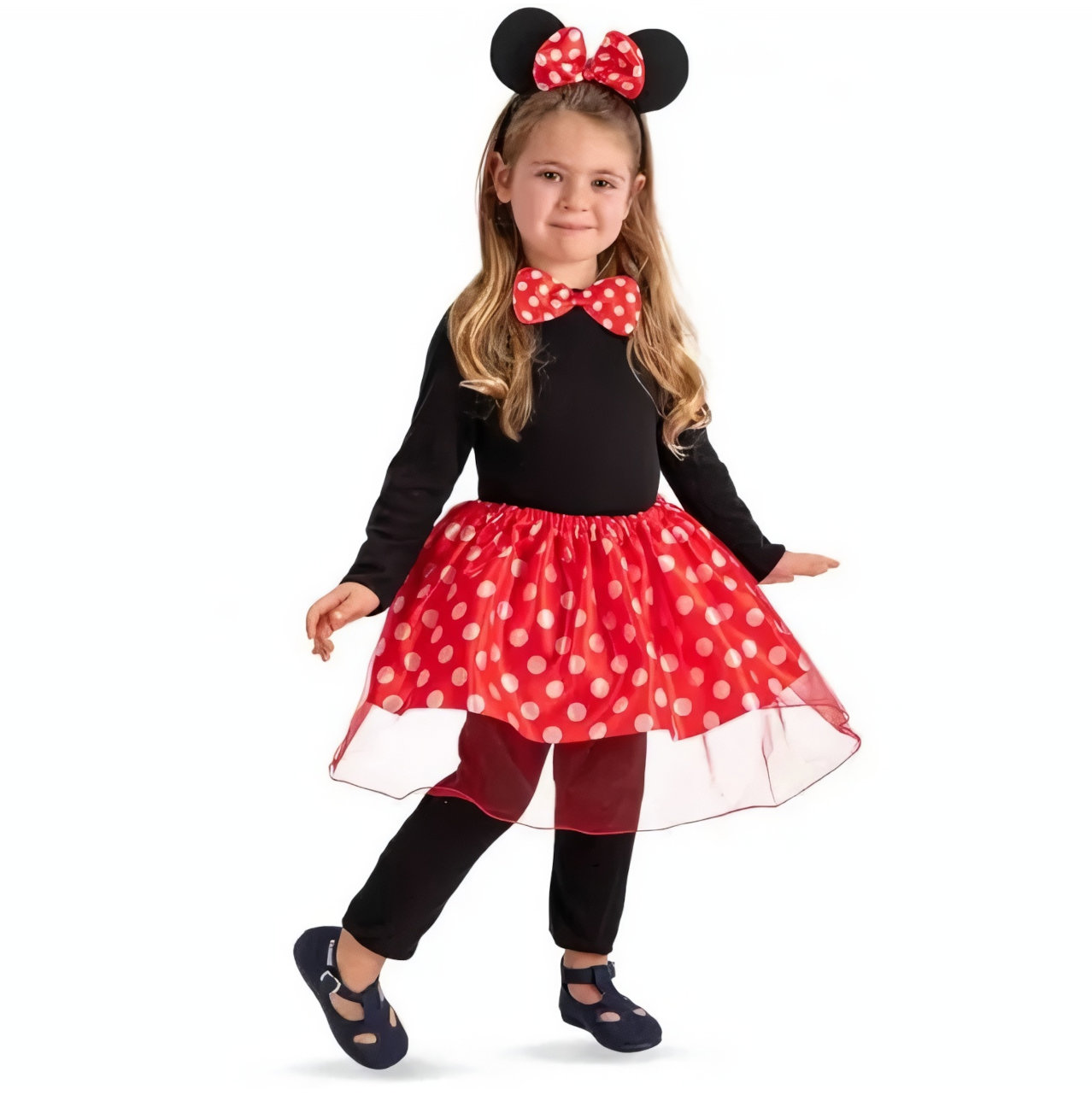 Toybit Dětský kostýmek Myška Minnie s motýlkem 3v1