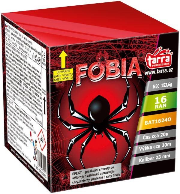 TARRA Ohňostroj baterie výmetnic - fobia 16 ran