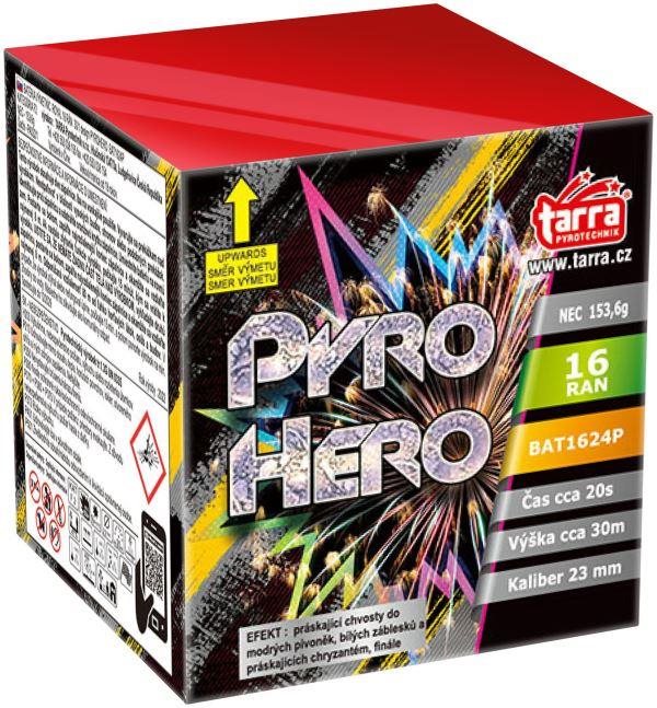 TARRA Ohňostroj baterie výmetnic - pyrohero 16 ran