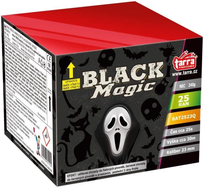 TARRA pyrotechnic Baterie výmetnic - black magic, 25 ran, 18/1