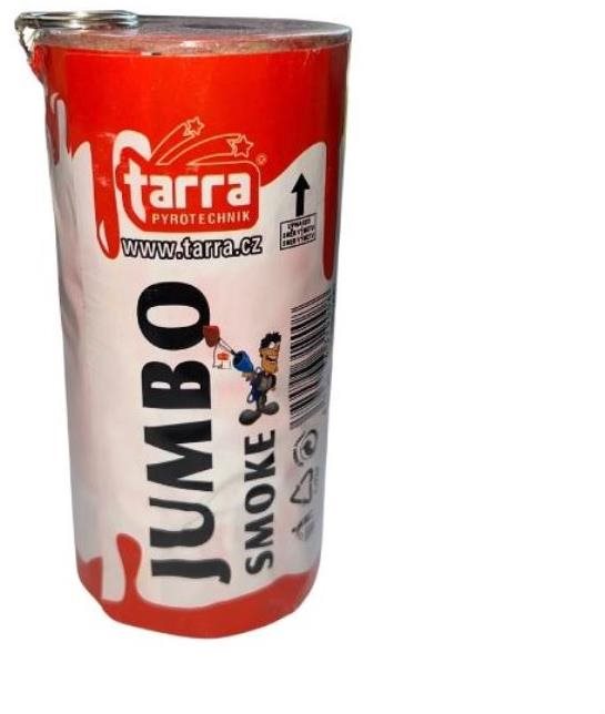 Tarra Dýmovnice Jumbo smoke červená 1 ks trhací pojistka