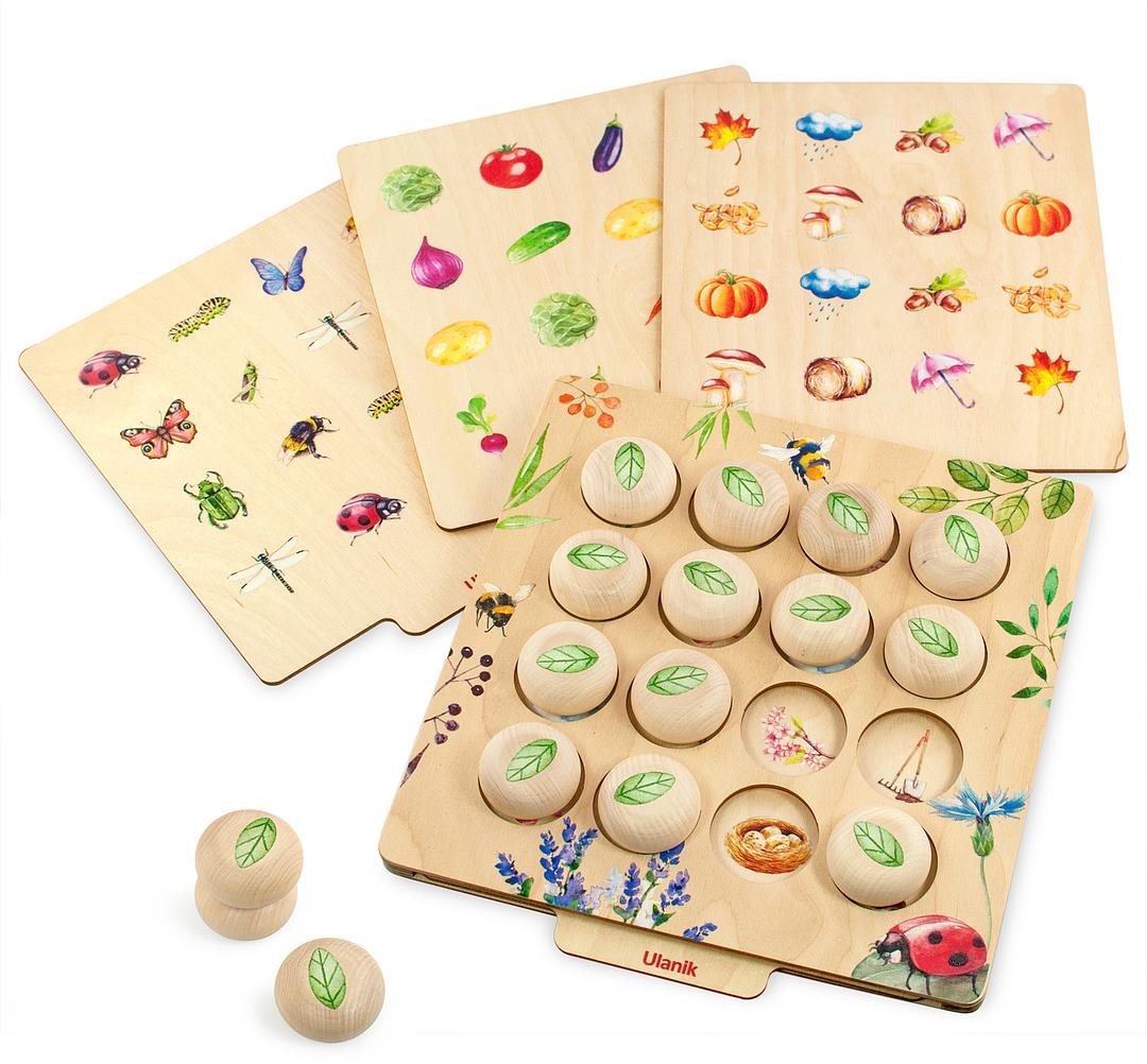 Ulanik Hra pro děti pexeso Lísteček Eco