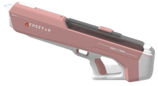 IQ models Elektrická vodní pistole Cheetah s automatickým nasáváním - růžová