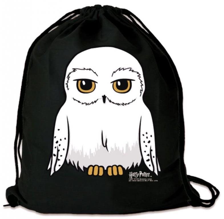 LOGOSHIRT Harry Potter: Sova Hedvika, černý, 35 × 44 cm