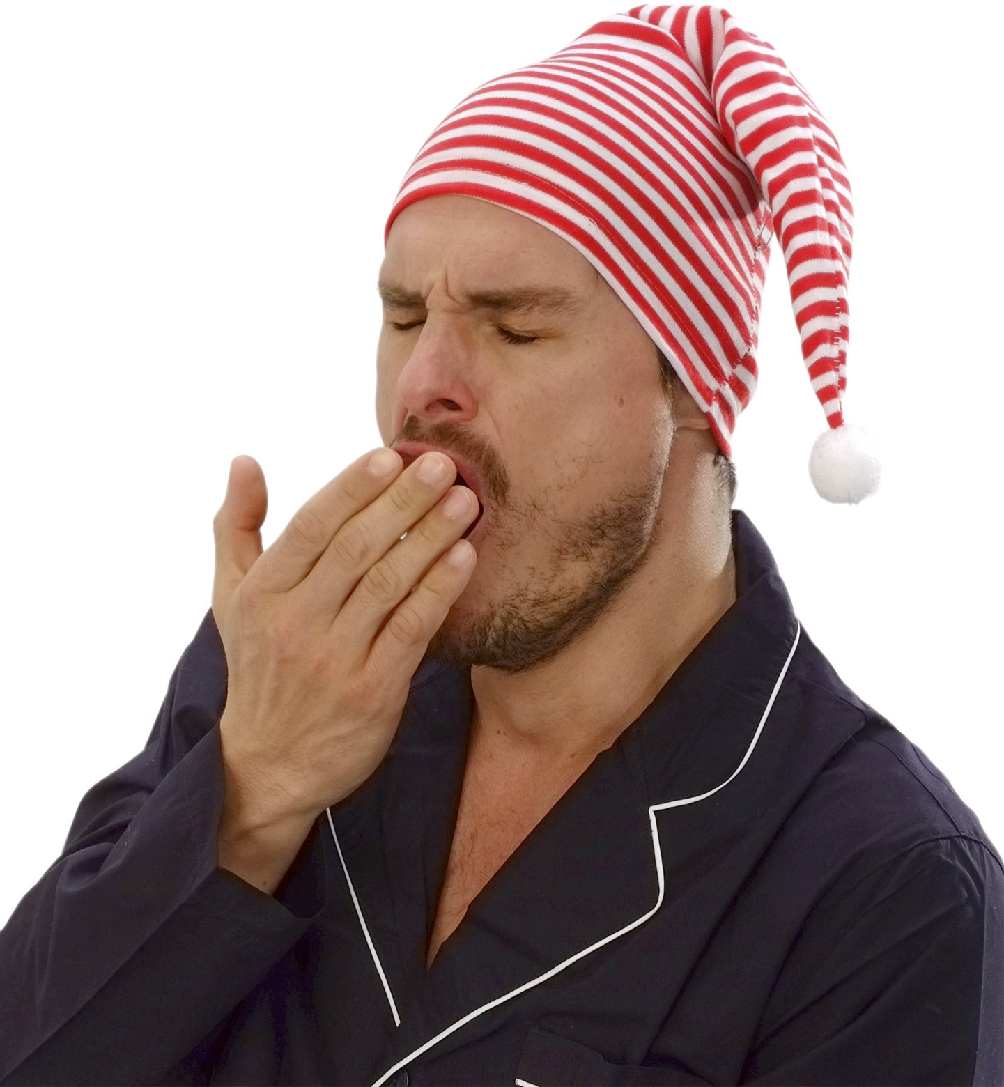 Widmann Čepička na spaní červeno bílá