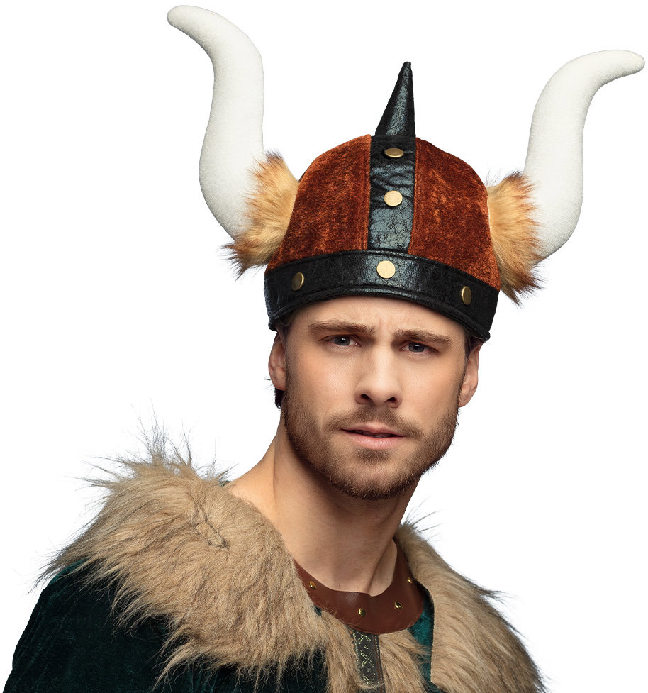 Boland Helma Viking s kožešinkou a rohy