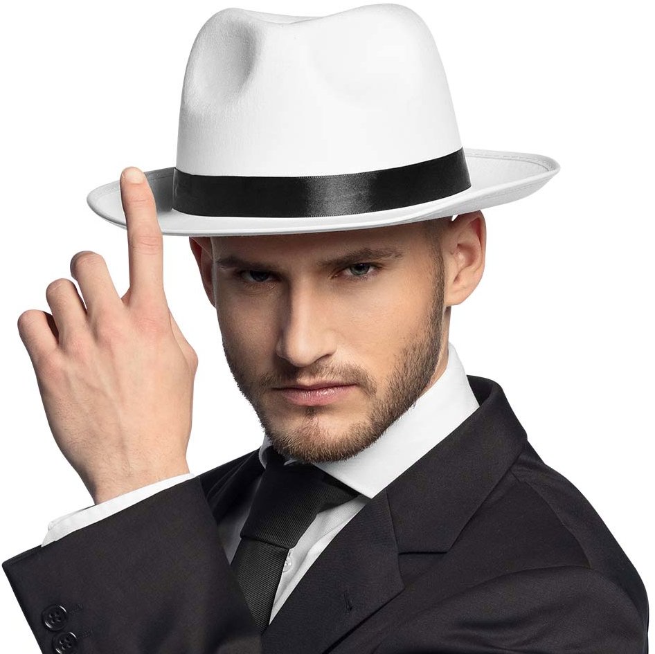 Boland Klobouk mafián bílý