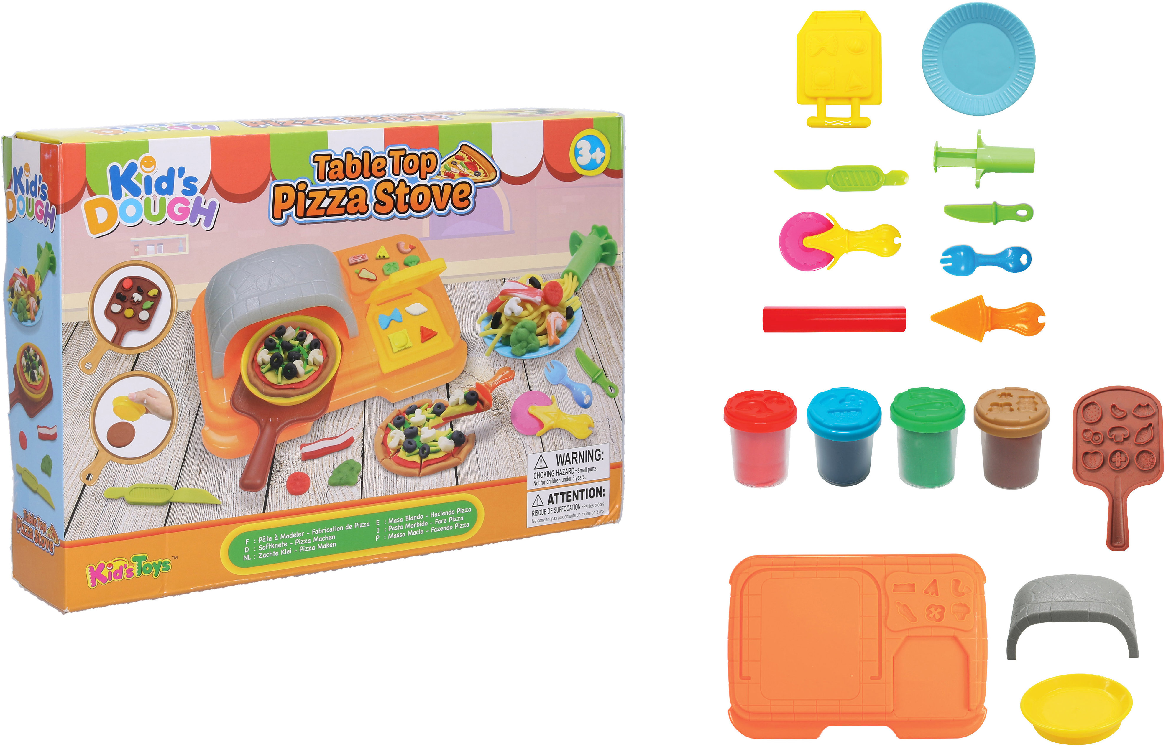 Wiki Modelovací hmota Pec na pizzu výtvarný set