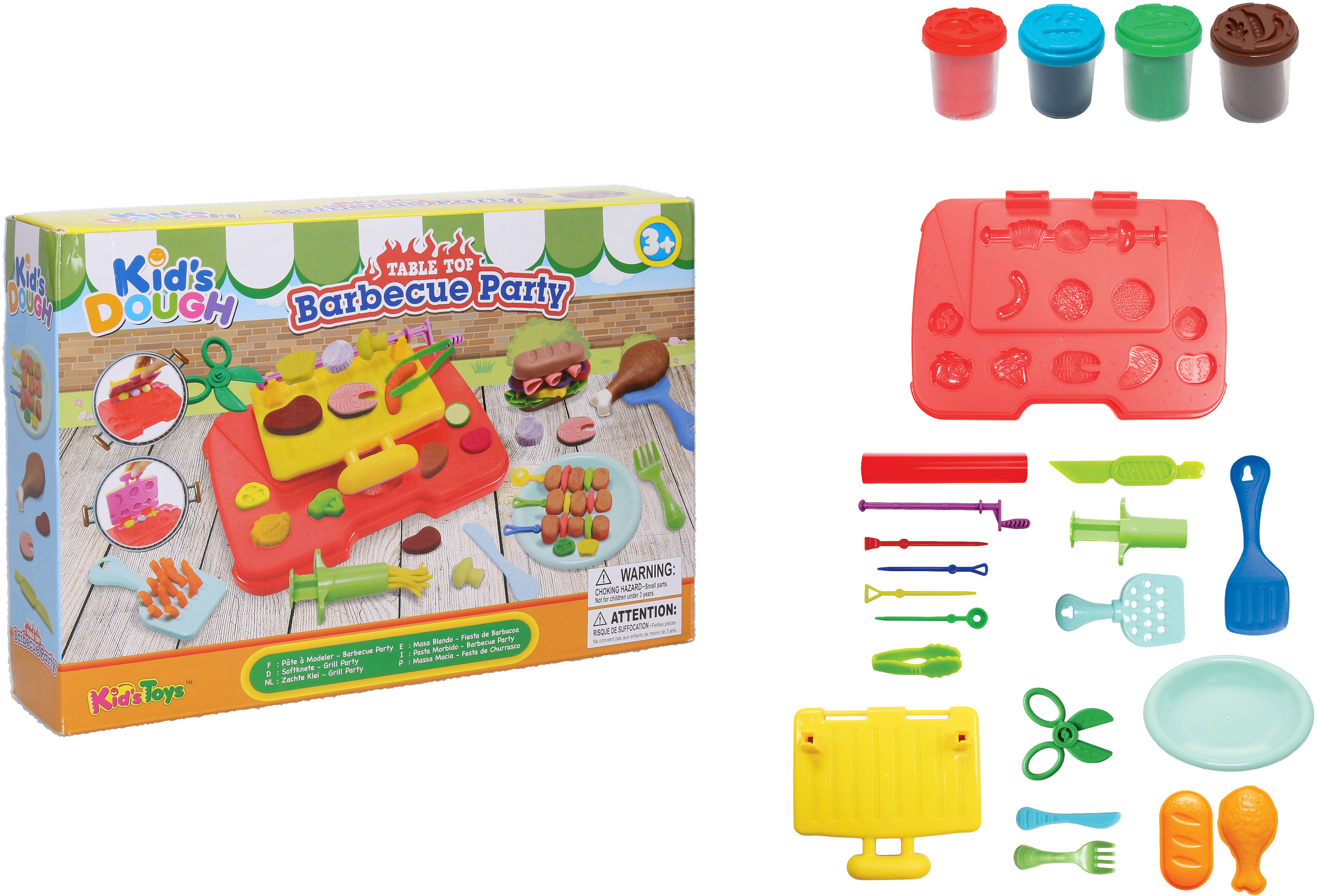 Modelovací hmota Příprava grilování výtvarný set