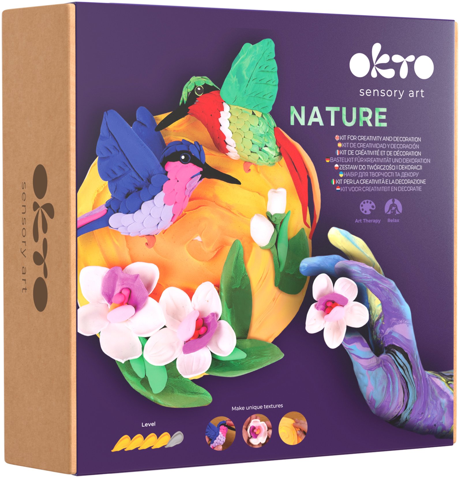 WIKY OKTO Nature Výtvarná modelovací sada Kolibříci