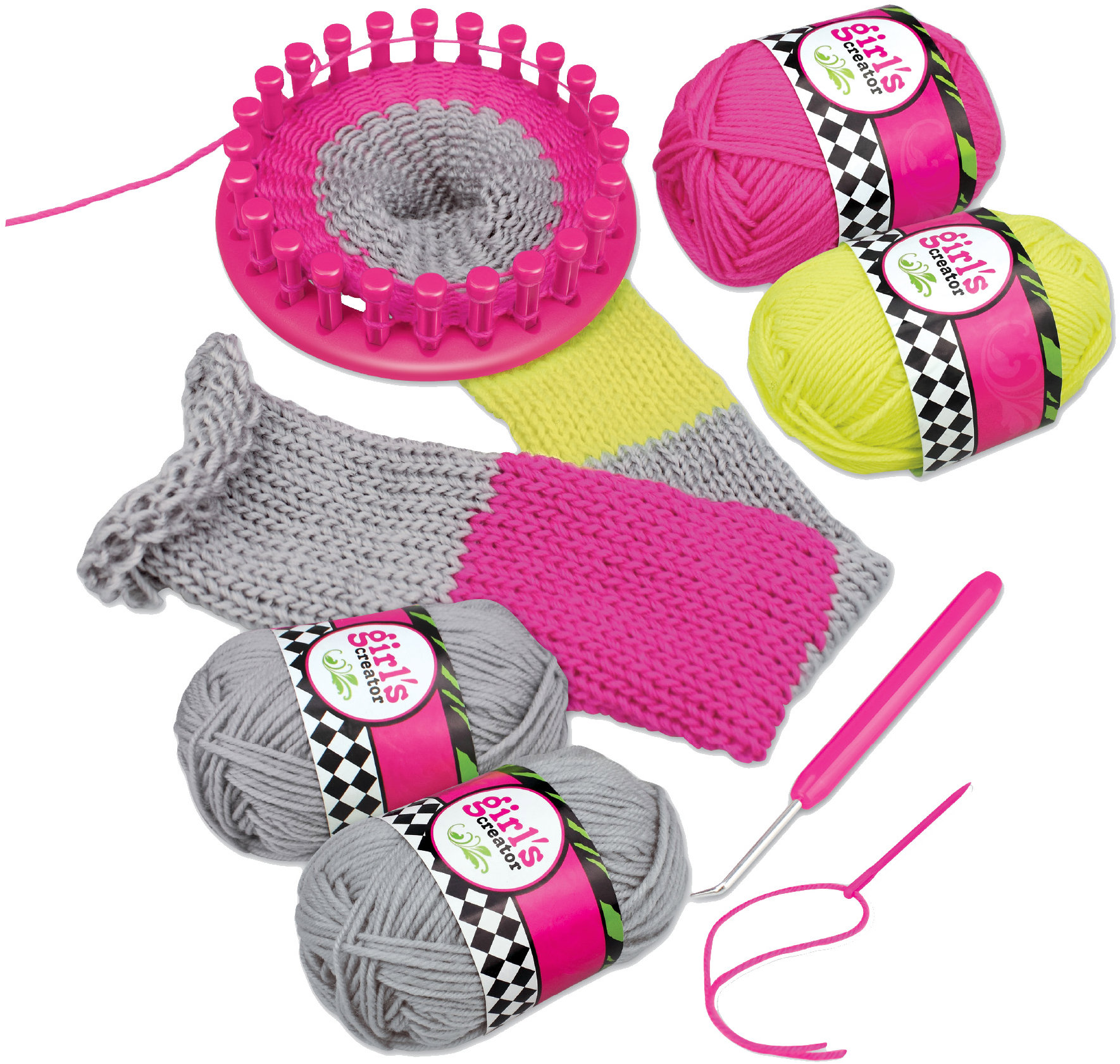 Wiky Scarf design Pletací stav