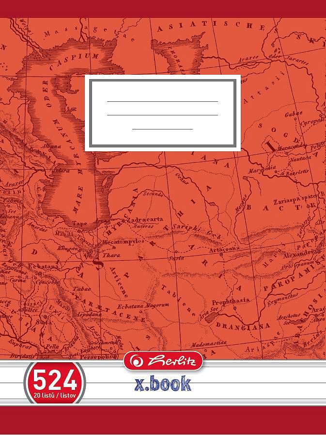 Sešit HERLITZ 424 bezdřevý, linkovaný