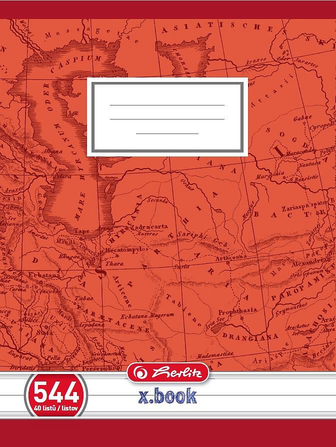 HERLITZ 464 bezdřevý, linkovaný papír s okrajem