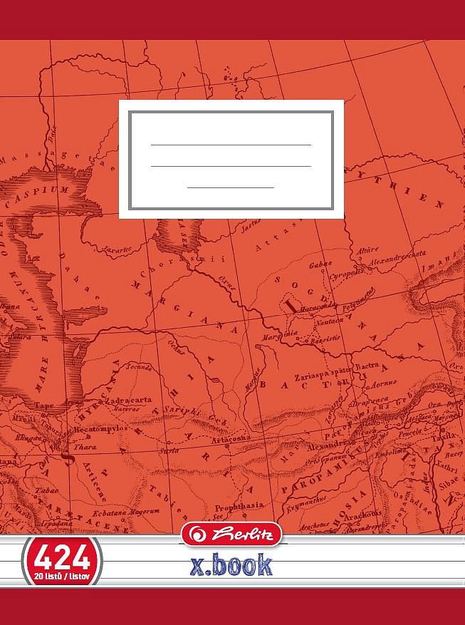 HERLITZ 464 bezdřevý, linkovaný papír s okrajem