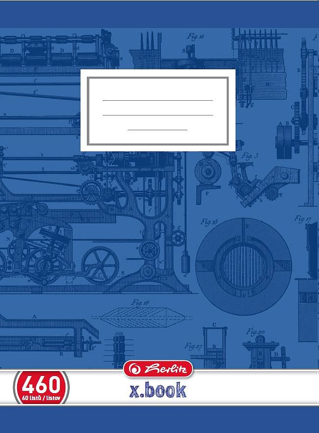 HERLITZ 460 bezdřevý, čistý - balení 3 ks