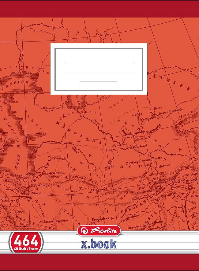 HERLITZ 464 bezdřevý, linkovaný s okraji - balení 3 ks