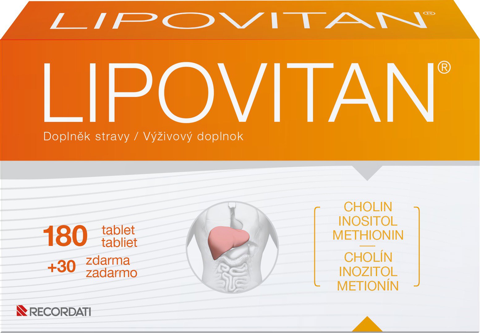 Lipovitan 180 + 30 tablet