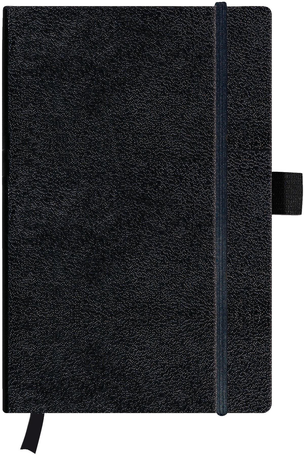 Herlitz A5, 96 listů, čtverečkovaný, Classic černý
