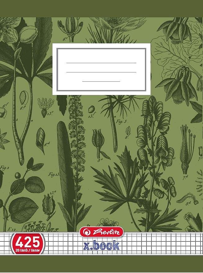 Herlitz 565 bezdřevý čtverečkovaný sešit