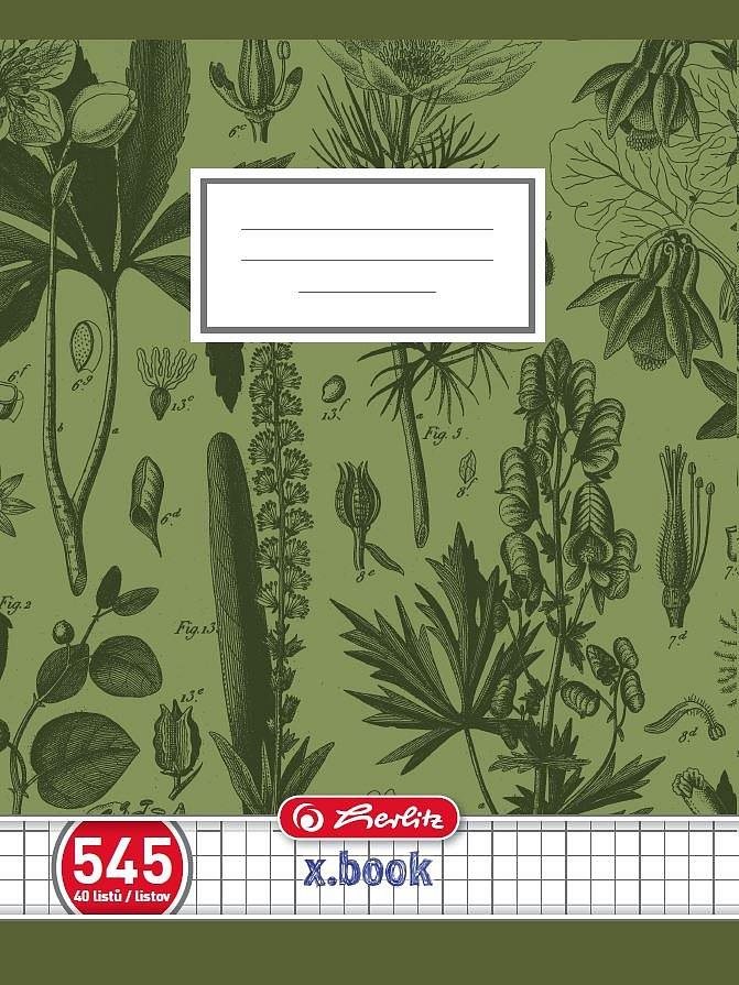 Herlitz 565 bezdřevý čtverečkovaný sešit