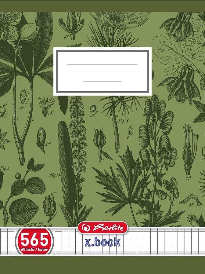 Herlitz 565 bezdřevý čtverečkovaný sešit