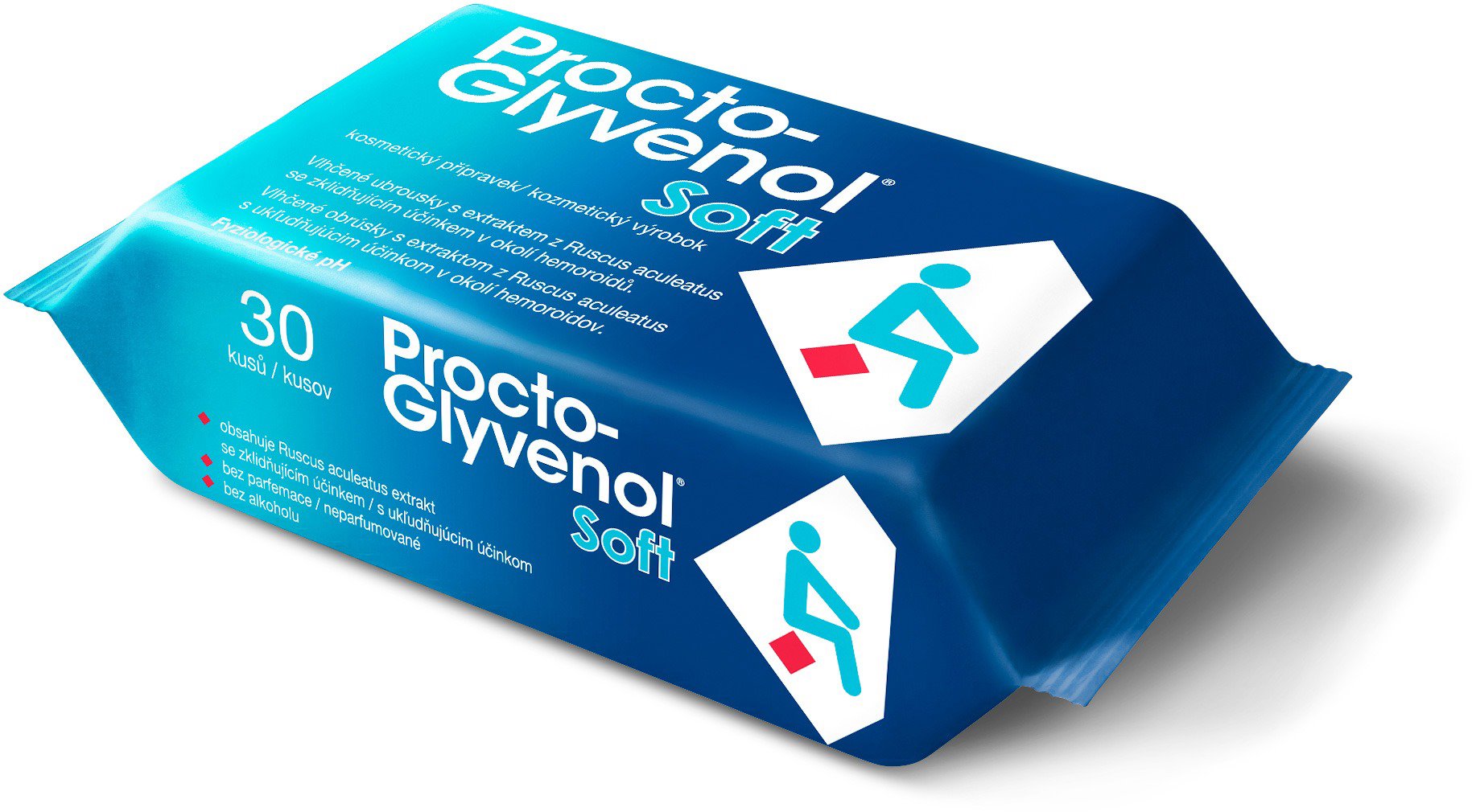 Procto-Glyvenol Soft - vlhčené ubrousky 30 ks