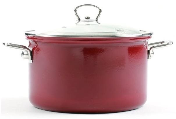 Belis Smaltovaný hrnec se skleněnou poklicí Eco-Ceramic 16 cm, 2 l