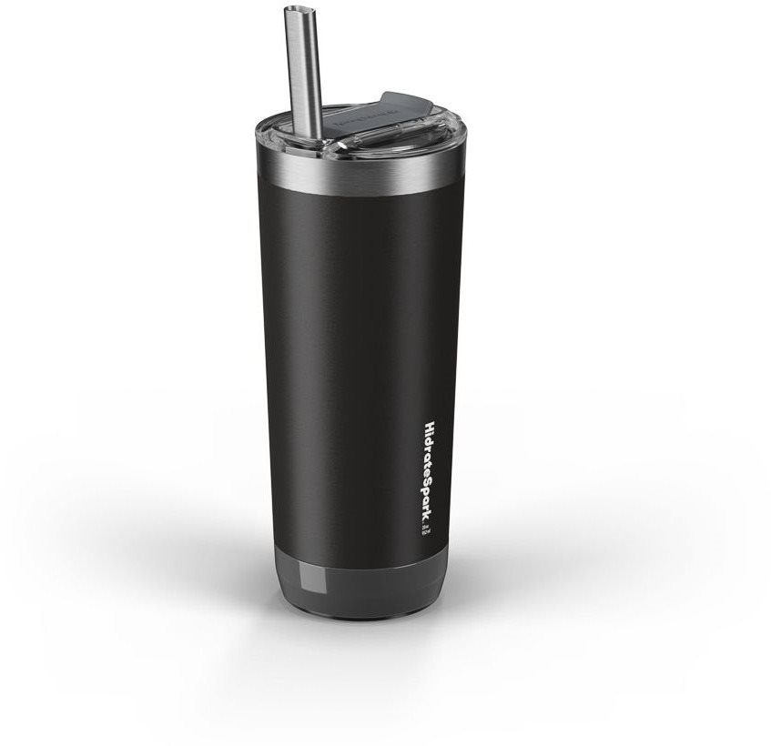HidrateSpark Pro Tumbler – Chytrá hydratační lahev, 592 ml, černá