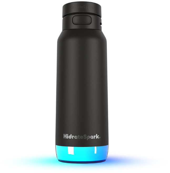 HidrateSpark PRO 2 chytrá lahev s brčkem, 950 ml, černá