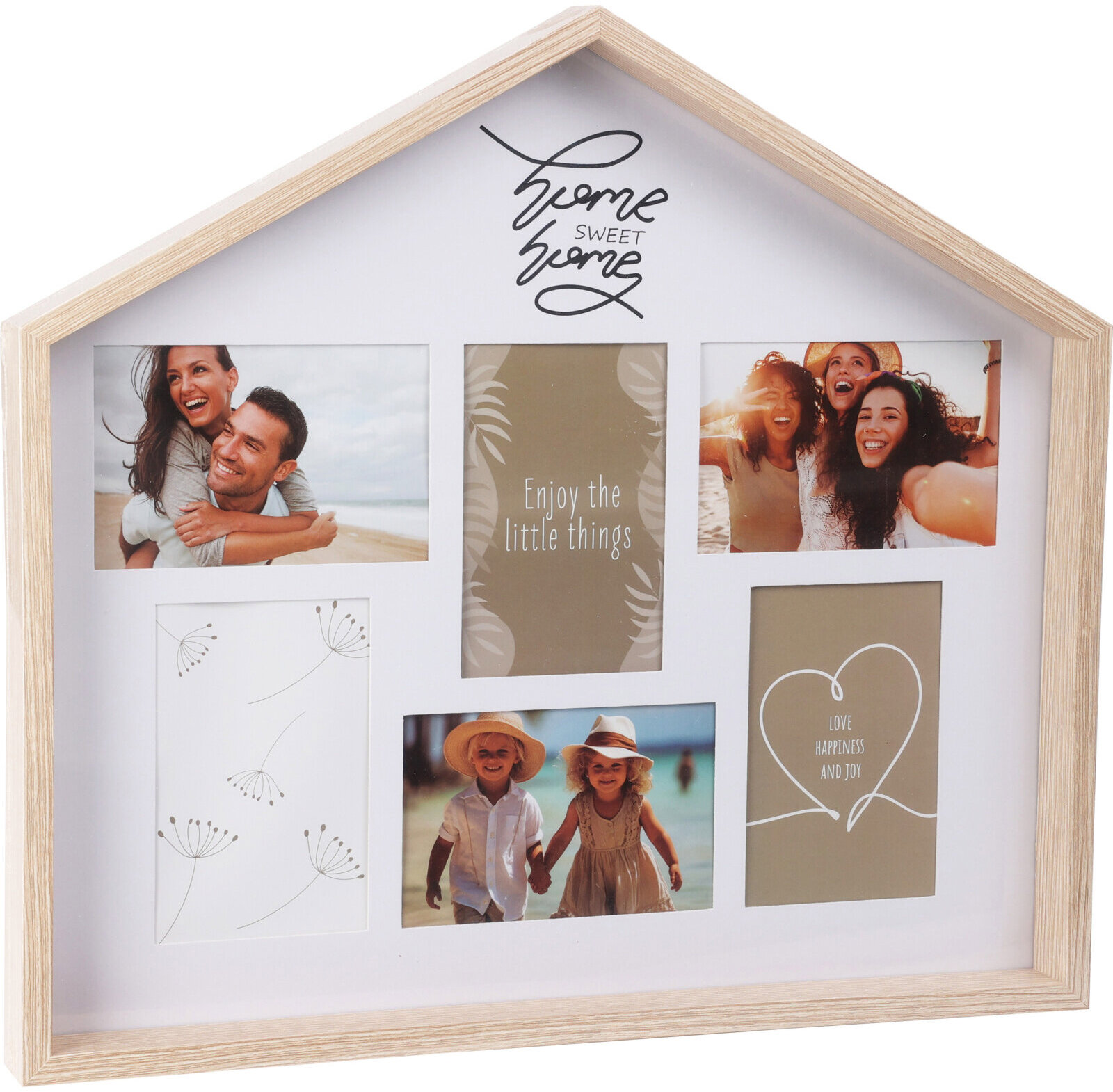Home Styling Collection Fotorámeček ve tvaru domečku, 70 × 40 × 43 cm