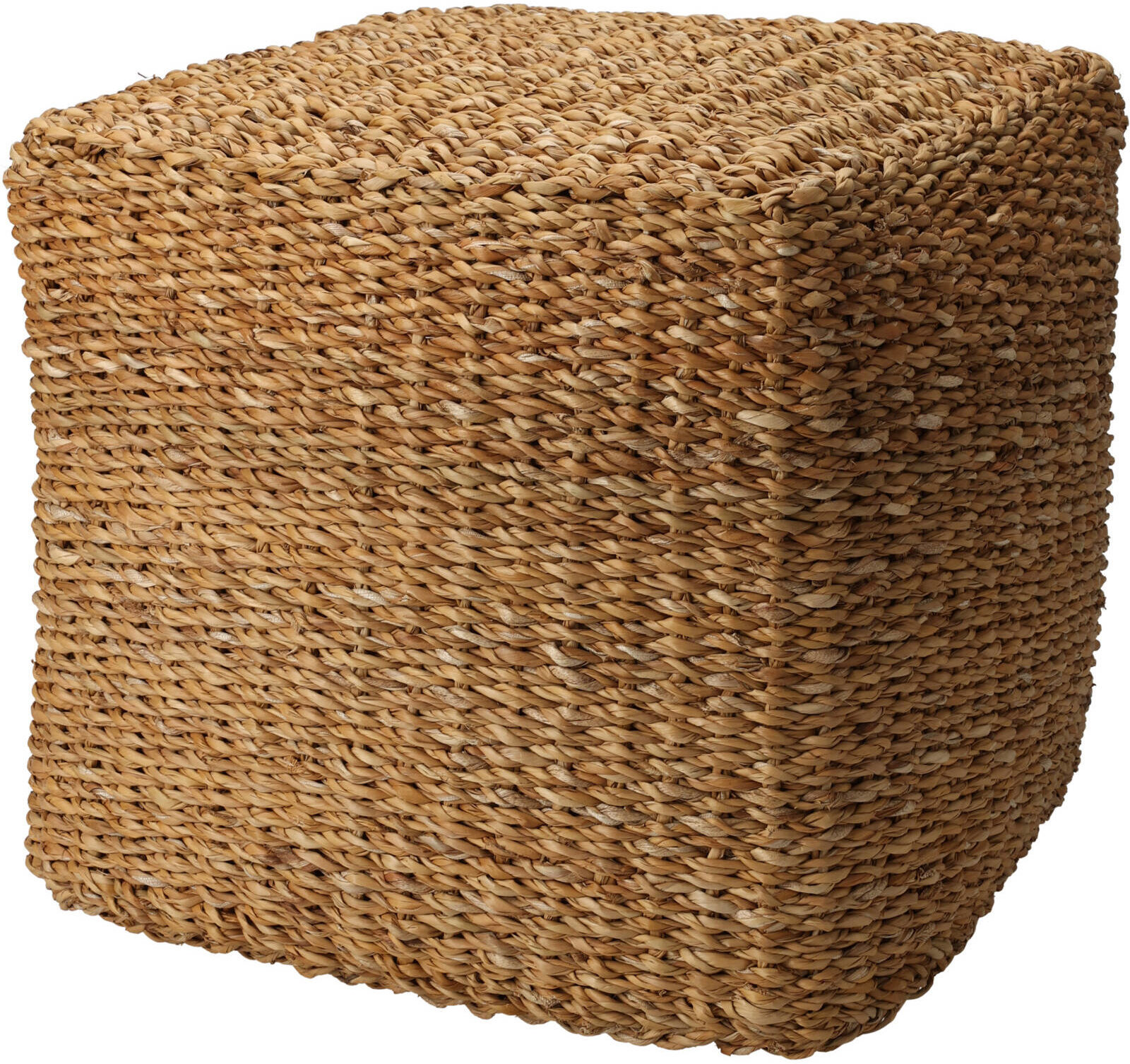 Home Styling Collection Pufa z mořské trávy, 40 × 40 × 38 cm
