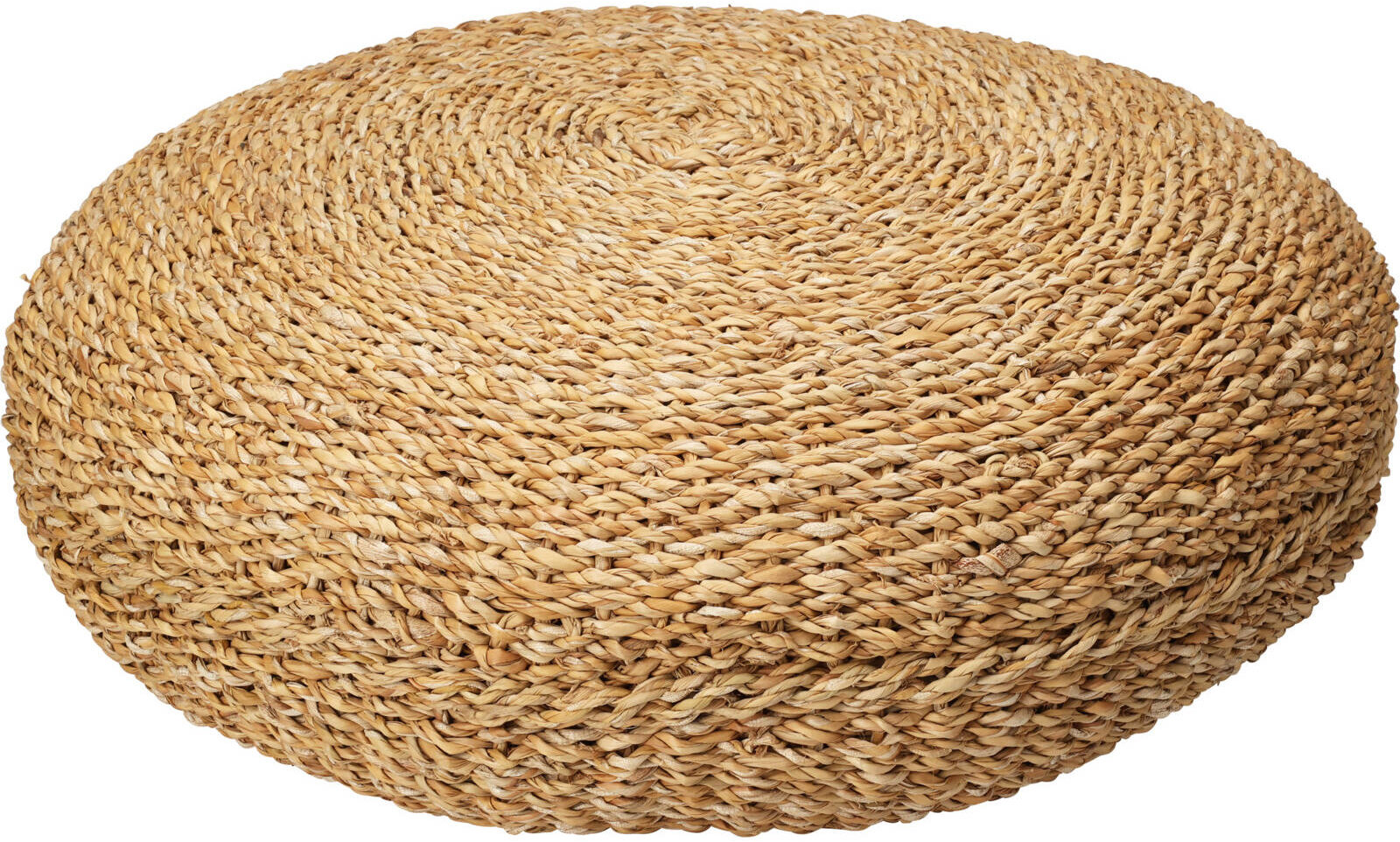 Home Styling Collection Sedací polštář z mořské trávy, průměr 58 cm