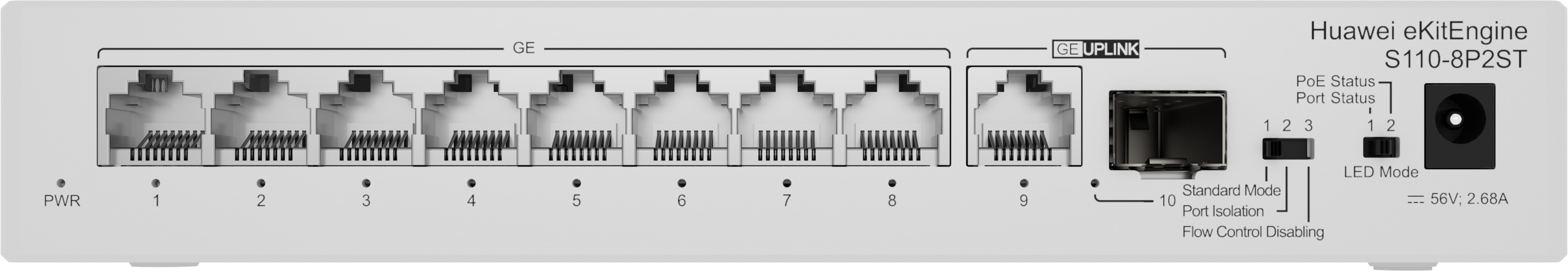 Huawei S110-8P2ST switch s 8 porty