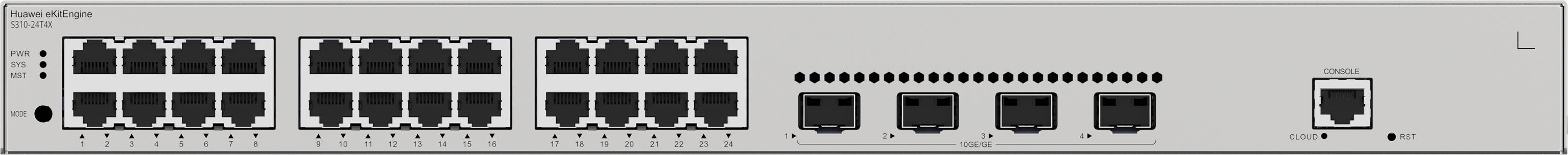 Huawei S310-24T4X - Rychlý a spolehlivý switch