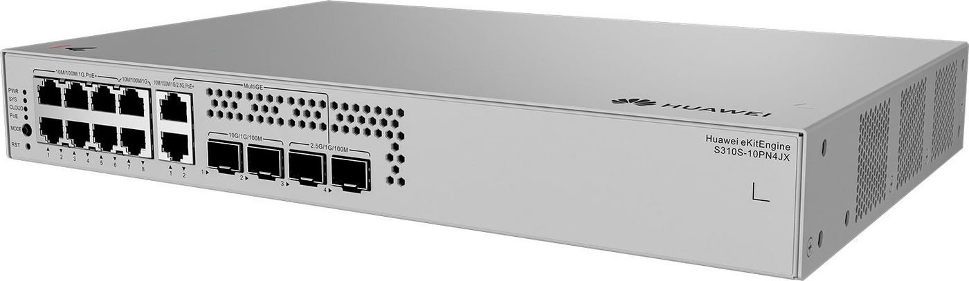 Huawei S310S-10PN4JX - výkonný switch s 10 porty a PoE