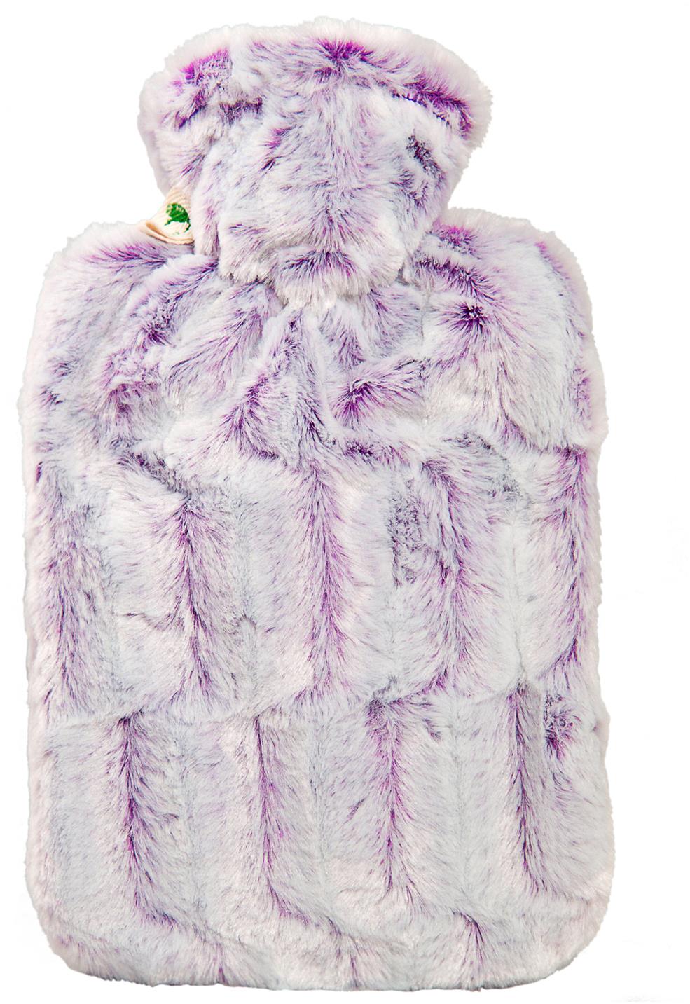 Hugo Frosch Classic Termofor s obalem a podšívkou fialovo/stříbrný