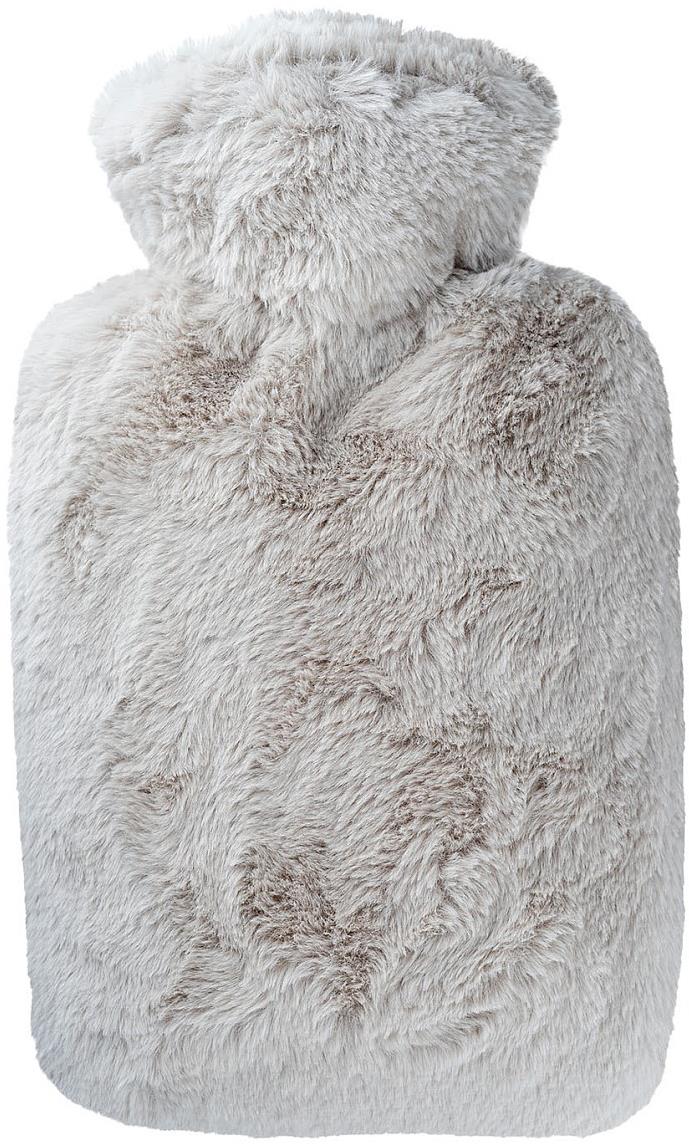 Hugo Frosch Classic Termofor s obalem, extra dlouhý vlas, taupe