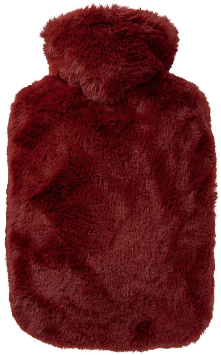 Hugo Frosch Classic Termofor s obalem, extra dlouhý vlas, bordo