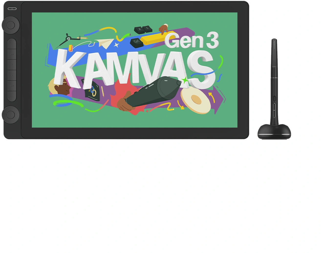 Huion Kamvas 16 Gen 3 se stojanem