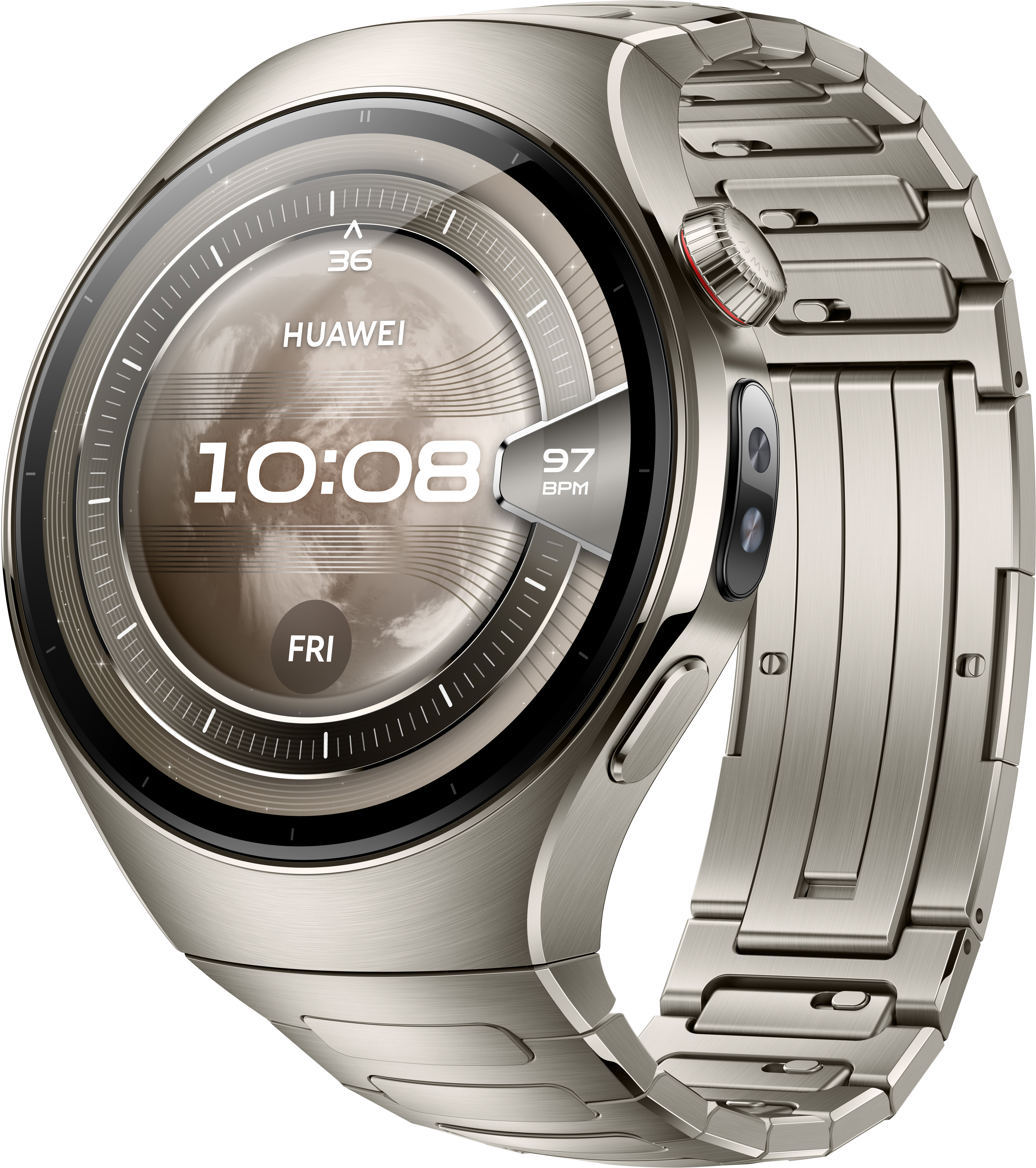 Huawei Watch 5 46mm LTE Stříbrný titan