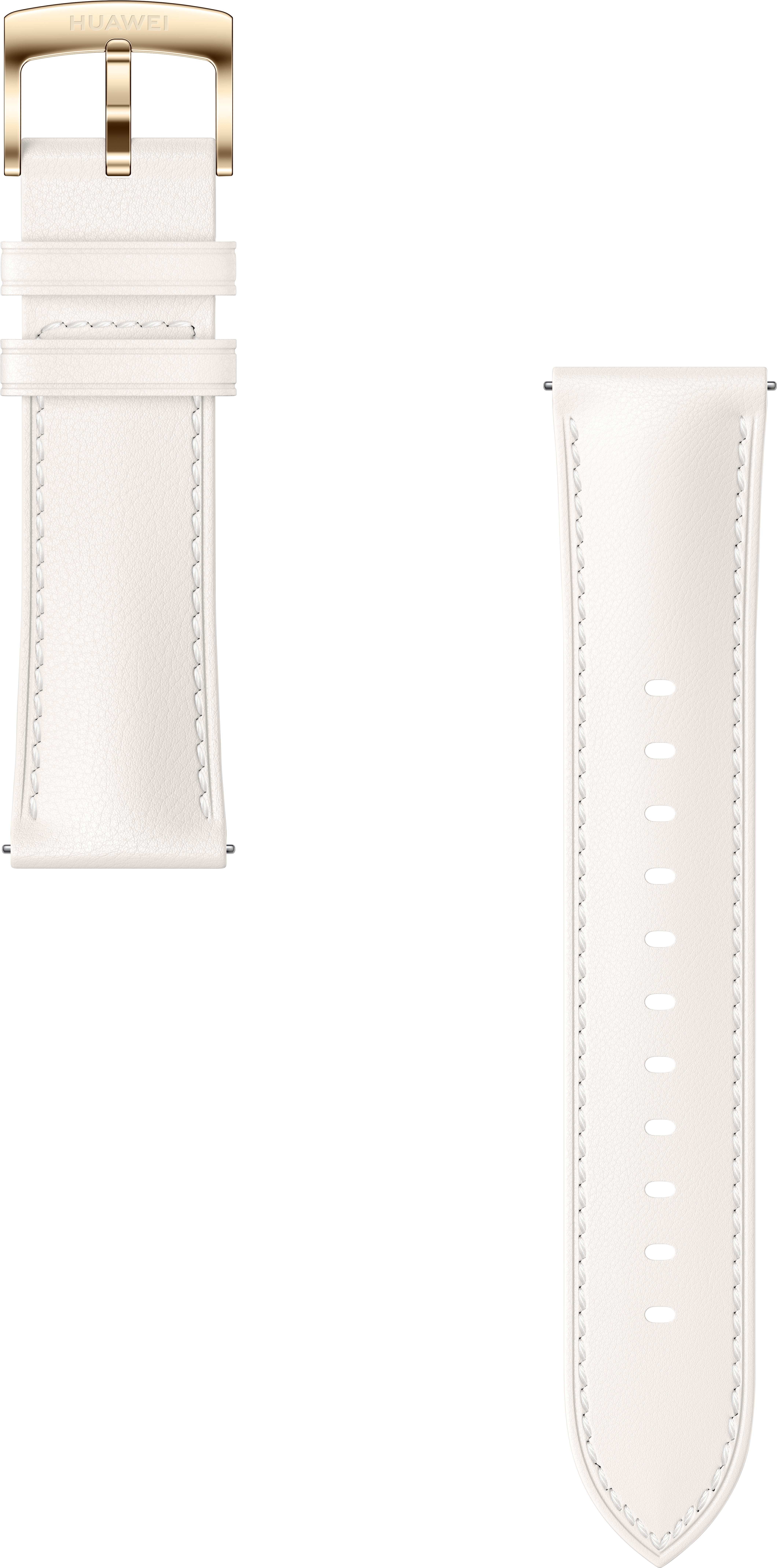 Huawei Watch Fit 3/4 Pearl White Leather Strap