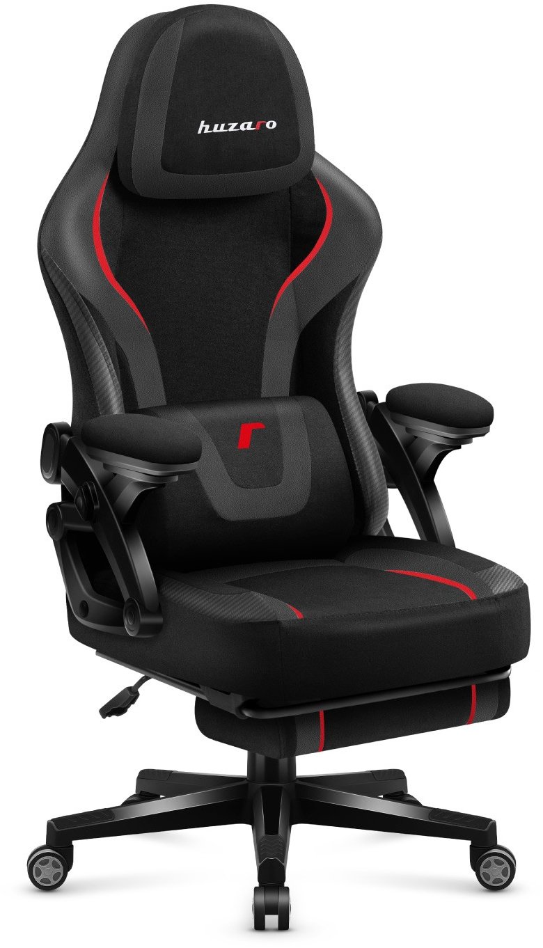 Huzaro Otočná židle Force 4.6 carbon s moderním designem a ergonomickým polstrováním.