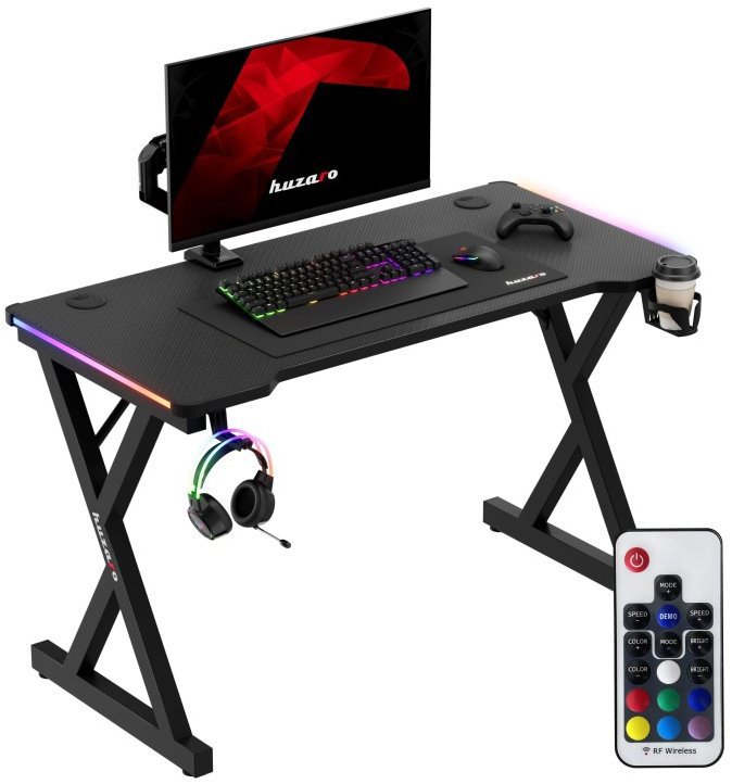 Huzaro Hero 2.3 RGB, černý