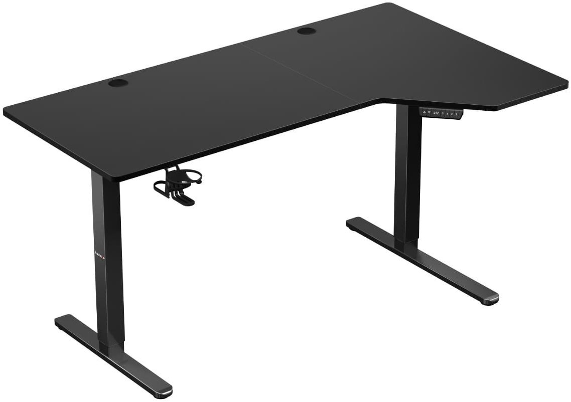 Huzaro stůl Hero 9.1 černý - ergonomický kancelářský stůl