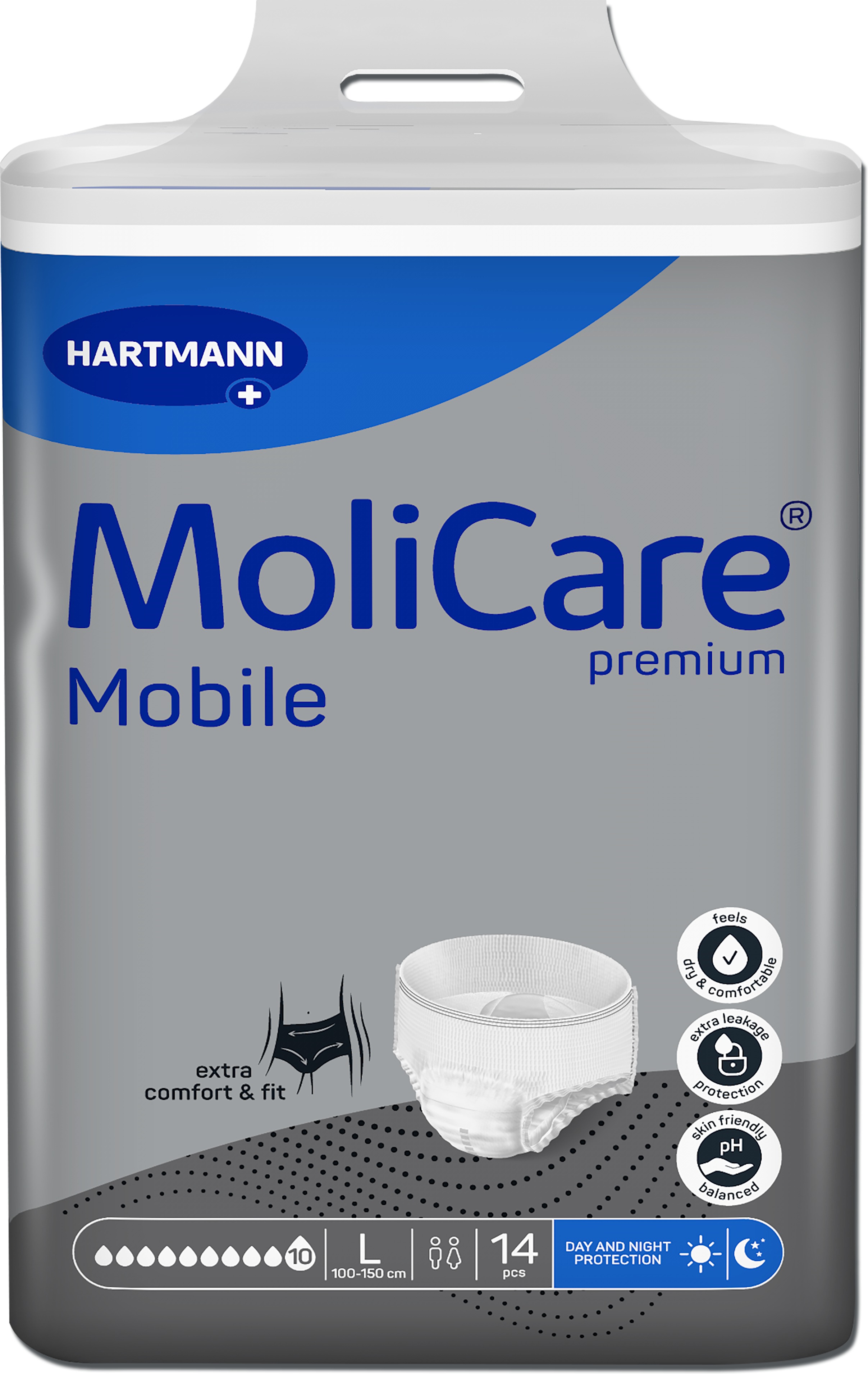 MoliCare Mobile 10 kapek velikost L, 14 ks