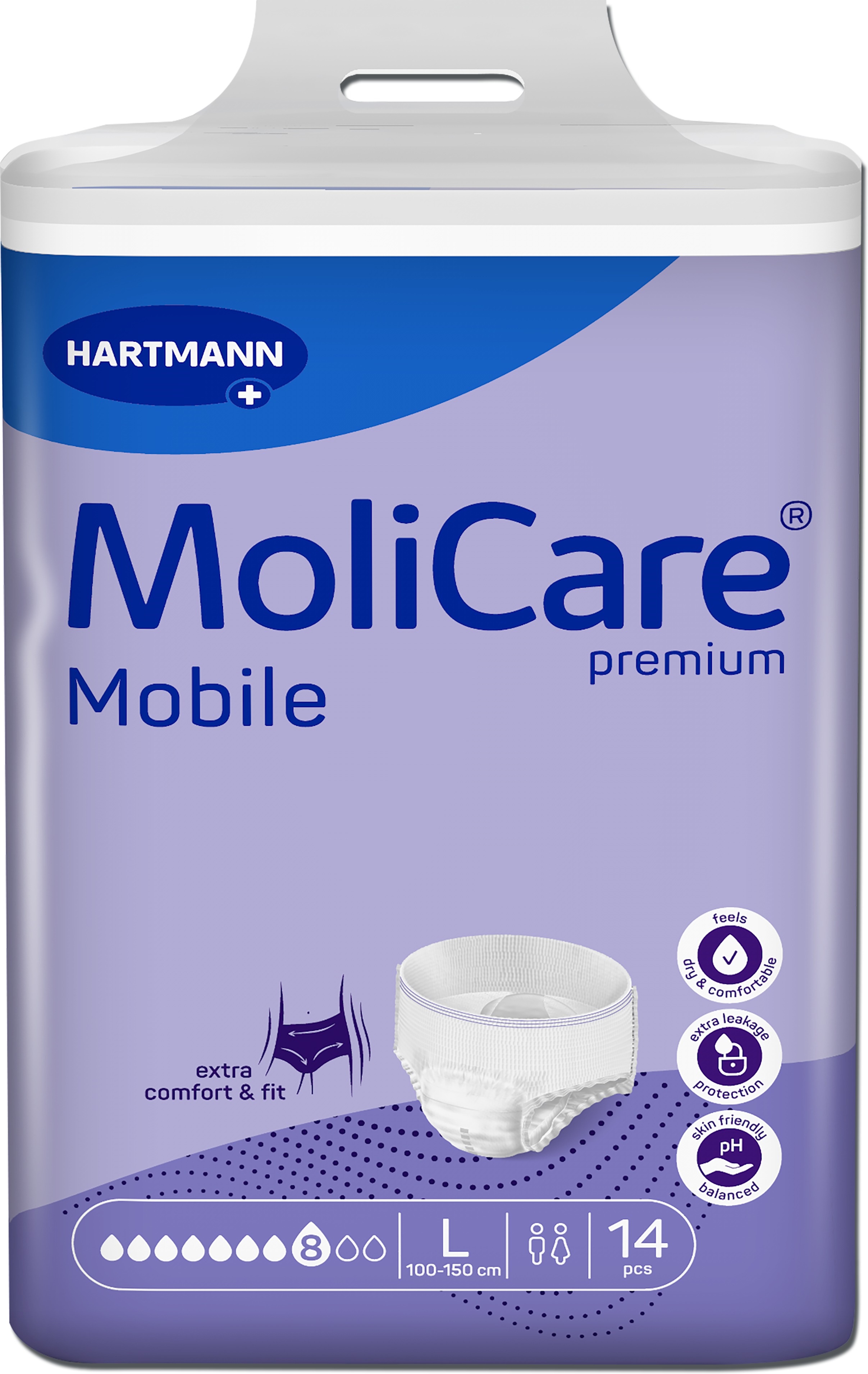 MoliCare Mobile 8 kapek velikost L, 14 ks