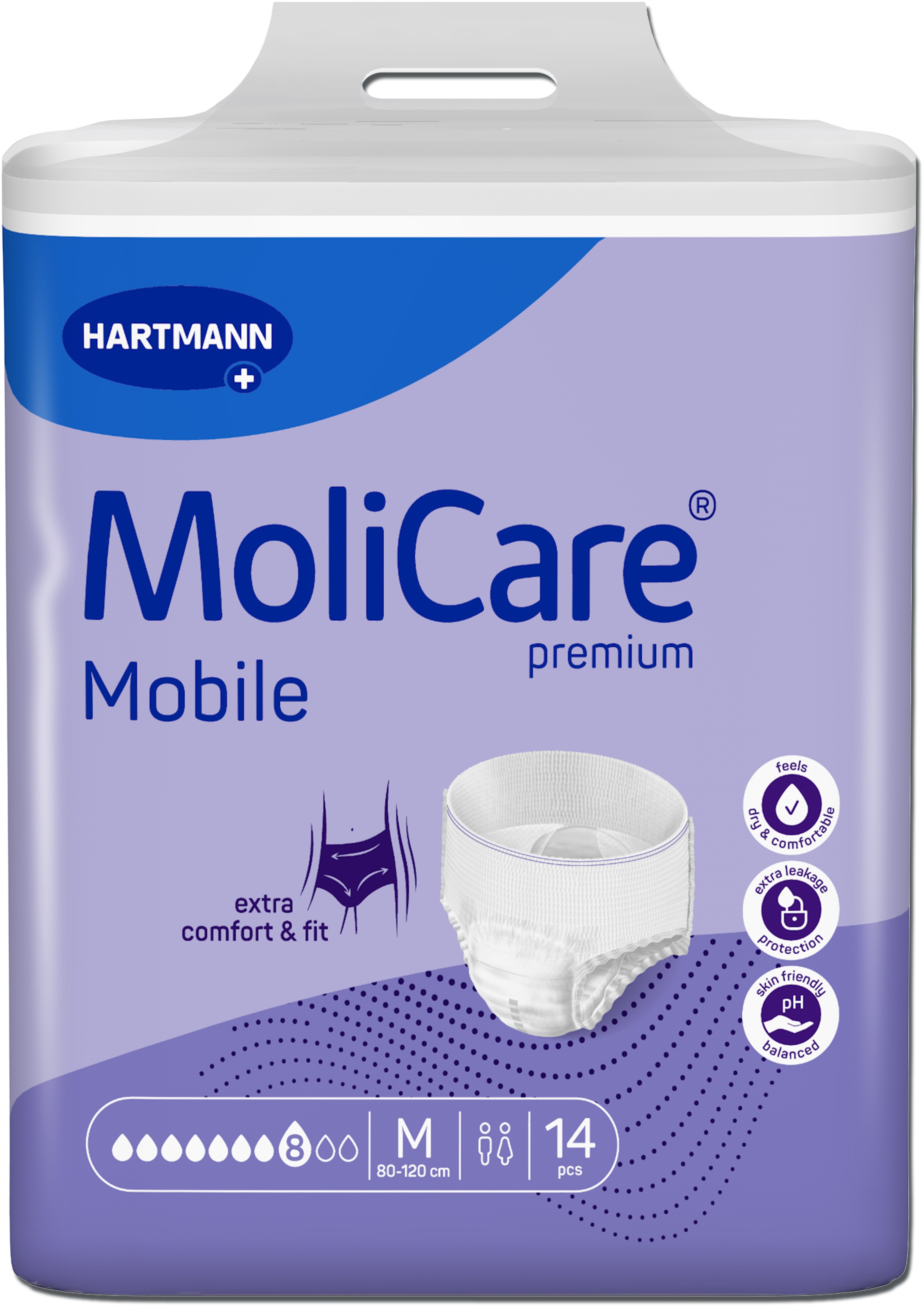 MoliCare Mobile 8 kapek velikost M, 14 ks