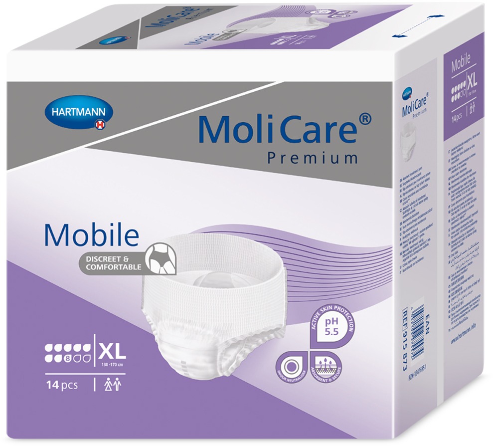 MoliCare Mobile 8 kapek velikost XL, 14 ks